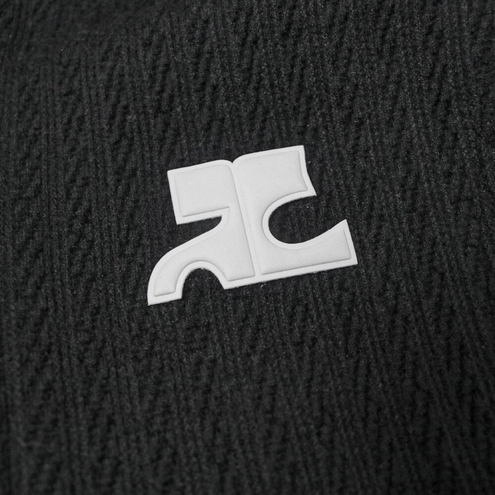 Courrèges batwing wool jacket - image 5